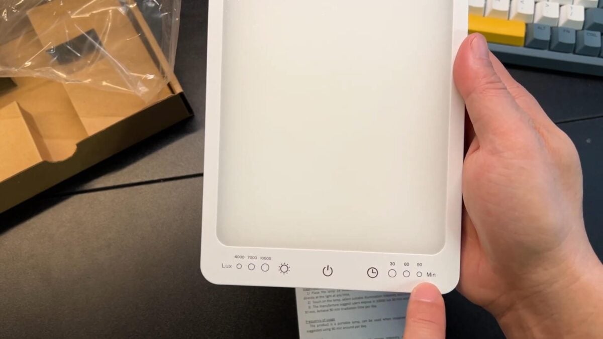 SUXIO lampe luminothérapie - test achetezlemeilleur
