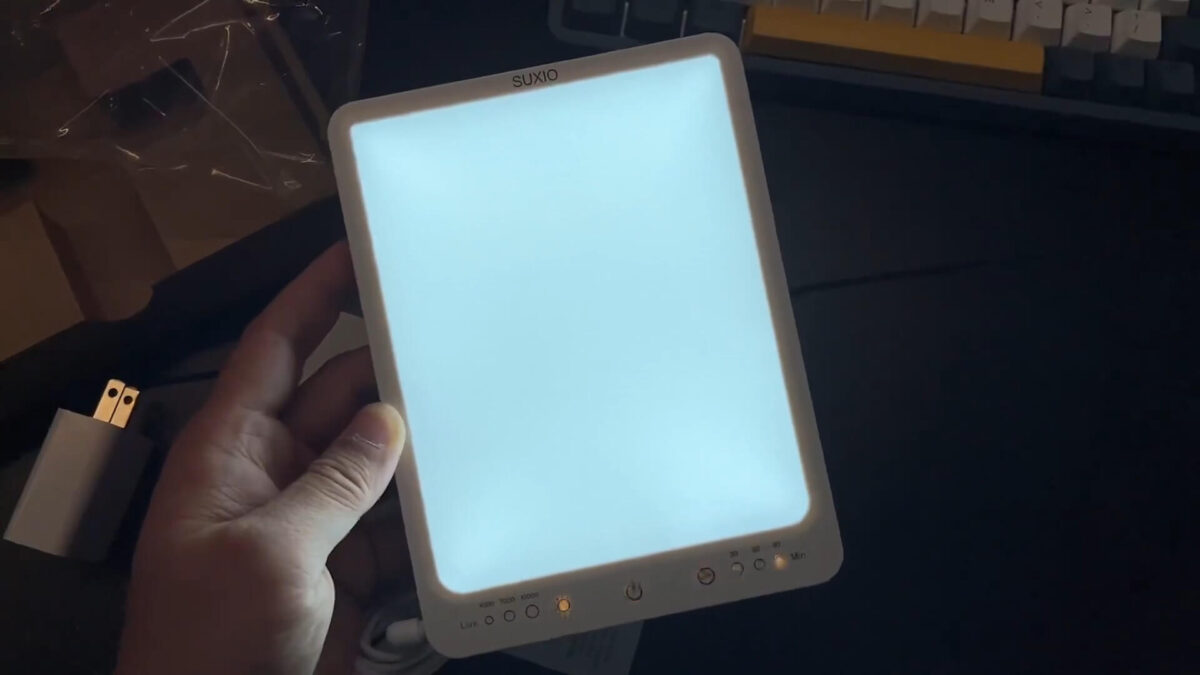 SUXIO lampe luminothérapie - test achetezlemeilleur