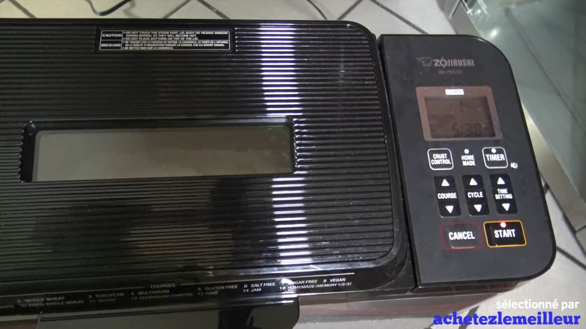 Machine à pain Zojirushi Virtuoso Breadmaker BB-PAC20