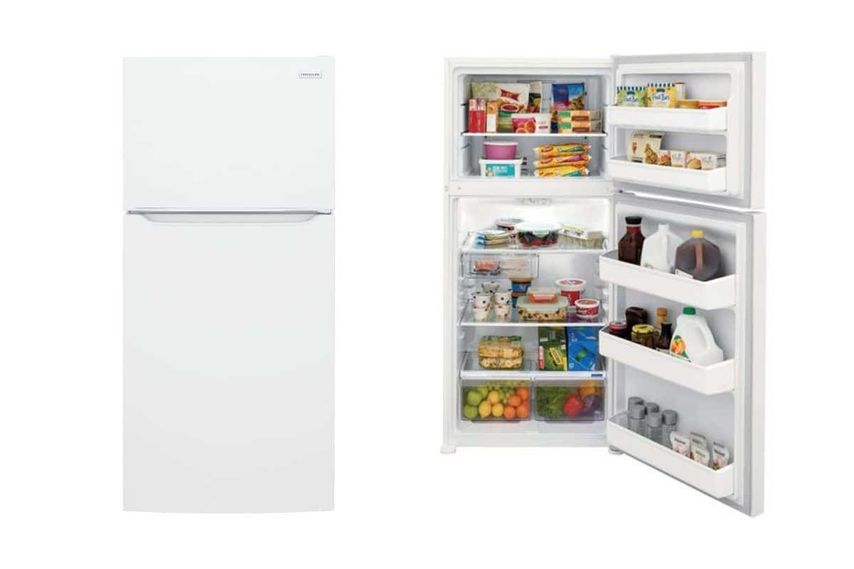 Réfrigérateur à congélateur supérieur 30 po 18,3 pi³ de Frigidaire (FFTR1835VW) - Blanc