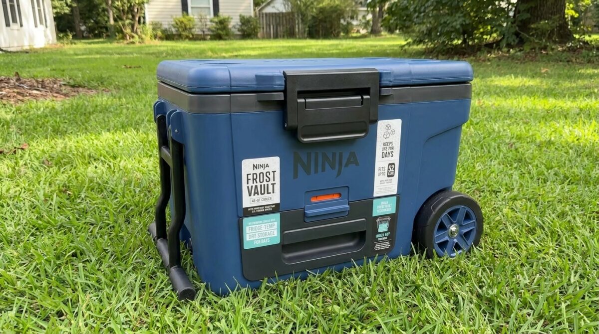 glacière Ninja FrostVault 45qt avec roues - test achetezlemeilleur