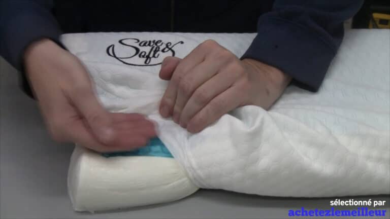 Save&Soft Cooling Gel Memory Foam Pillow - Oreiller
