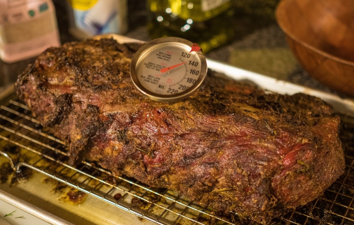 Rôti de bœuf - Thermomètre à viande
