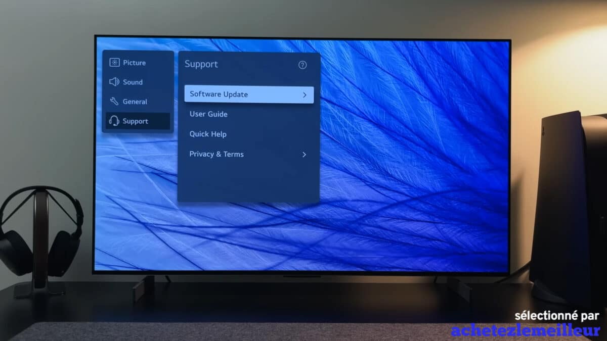 Paramètres LG OLED42C2