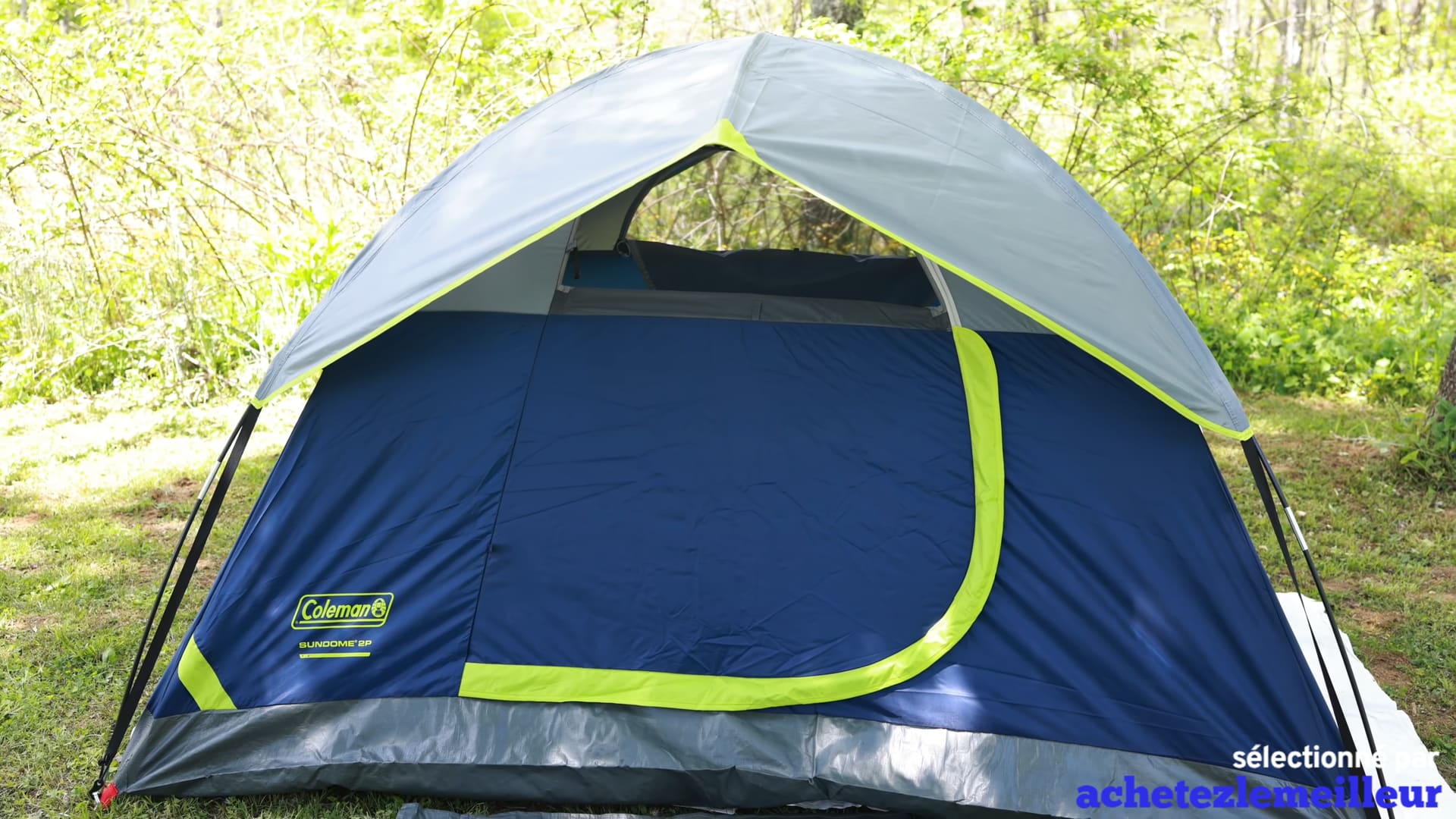 Tente Sundome 4 Personnes - Montage Rapide 10 Min - Avec Tapis De Sol Et Imperméable