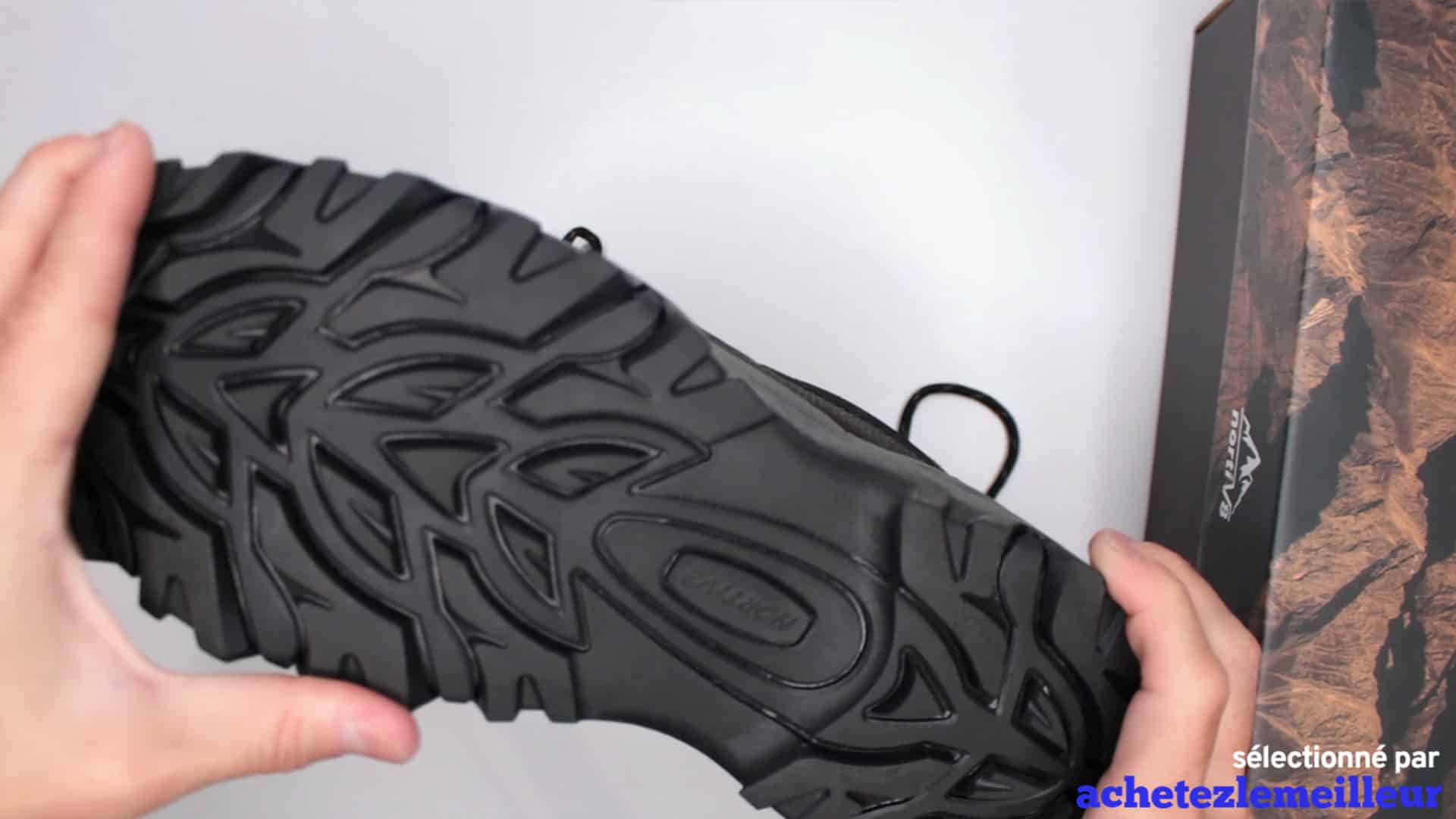 NORTIV 8 Bottes de neige iperéables pour hoes, Avenue-Gris/Noir, 12