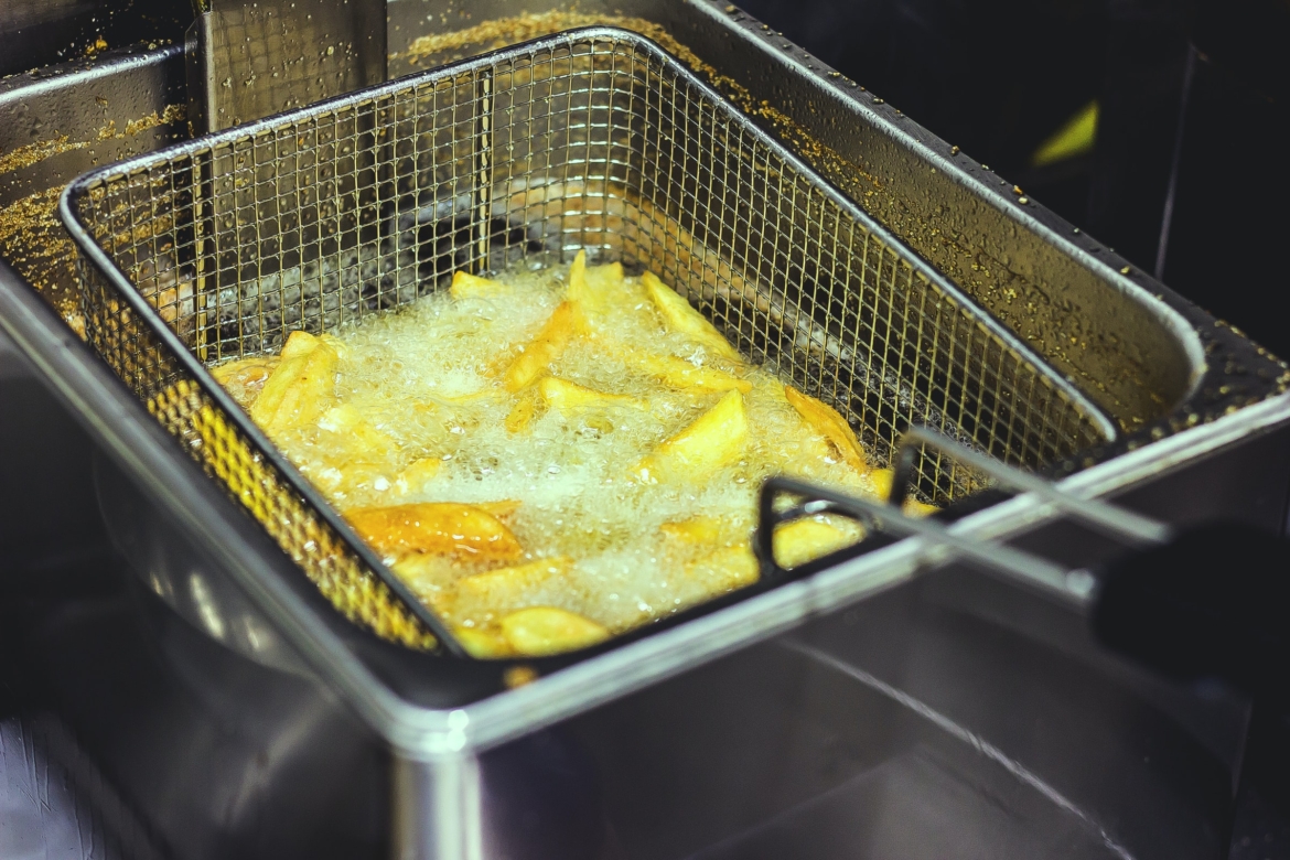 frites - Poulet frit