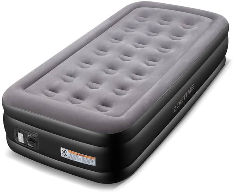 Lit Gonflable Simple Coleman Extra Durable - Neuf, Bleu, Pour Camping Ou Invités