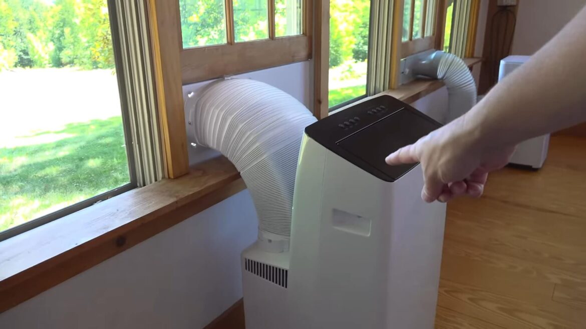 climatiseur portatif double tuyau