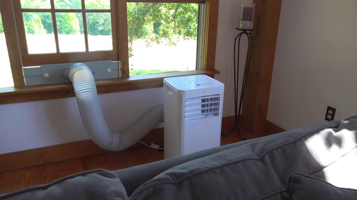 climatiseur portatif simple tuyau
