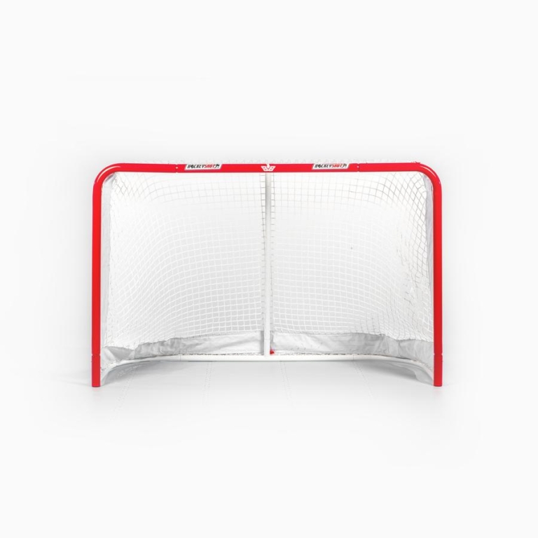 But de hockey pliant en acier de 2 pouces d'EZgoal avec un filet d’arrêt, tuteur de tir et cibles