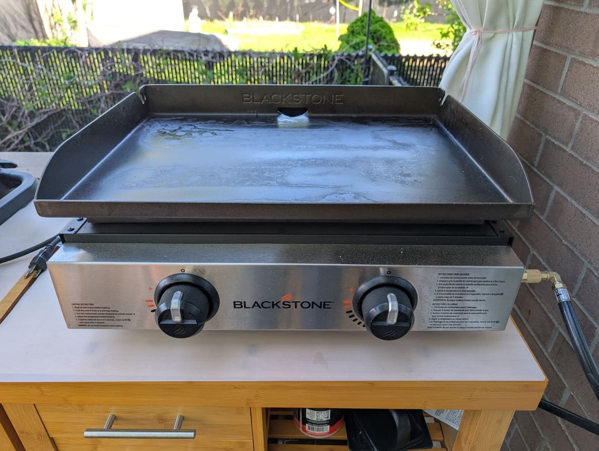 plancha Blackstone 22po - test achetezlemeilleur