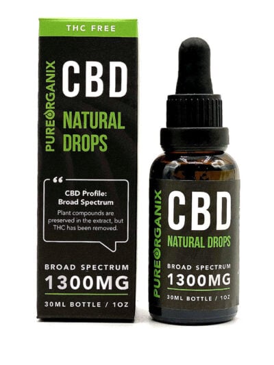 CBD2GO PureOrganix Broad Spectrum CBD Oil