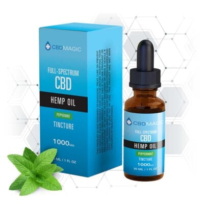 CBD Magic Full Spectrum Peppermint Tincture 1 000 mg