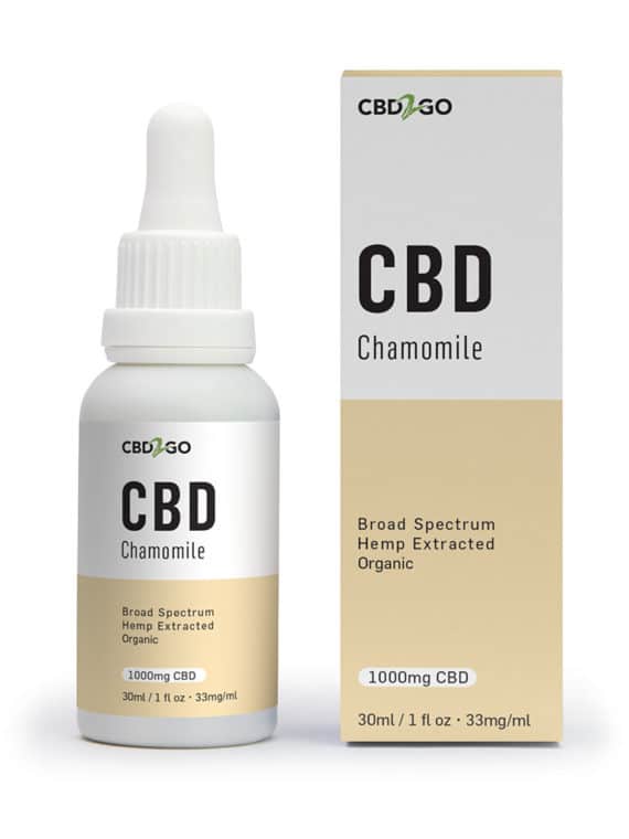 CBD2GO Chamomile Broad Spectrum CBD Oil 1 000 mg