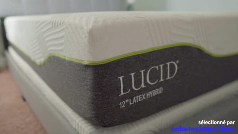 Lucid 10 Inch Latex Hybrid matelas