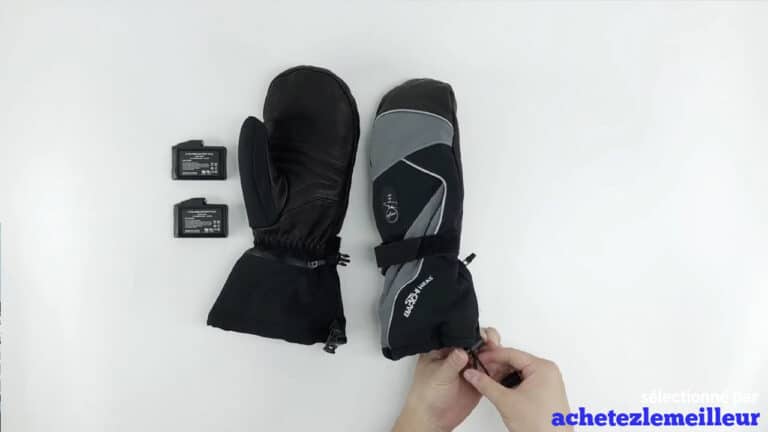Gants Chauffants Électriques - Mitaines Avec Batterie Rechargeable 2000mAh, 3 Niveaux De Chaleur