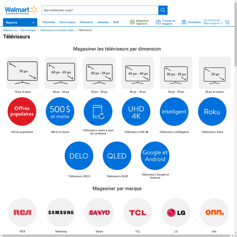 Téléviseurs intelligents et téléviseurs 4K _ Walmart Canada