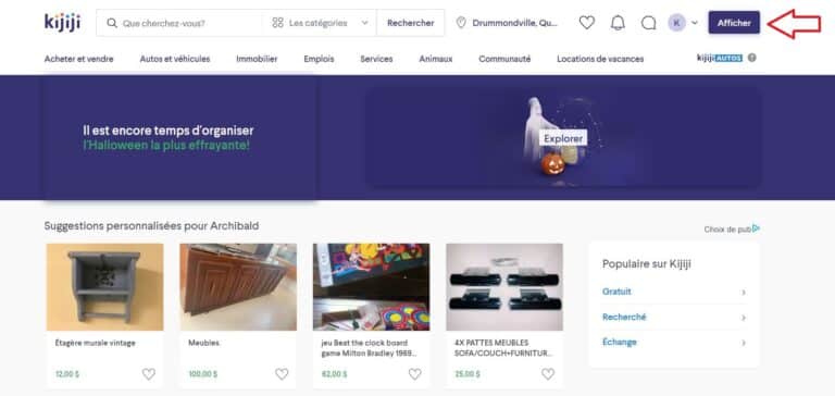 comment vendre sur kijiji