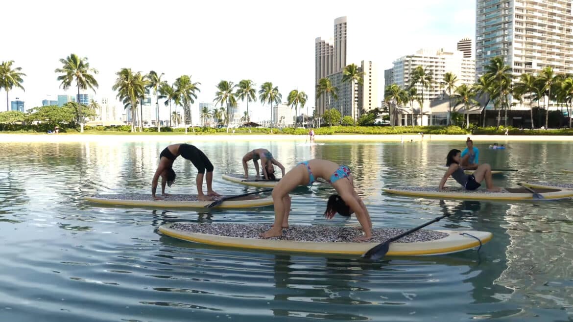 meilleure planche pagaie gonflable SUP yoga