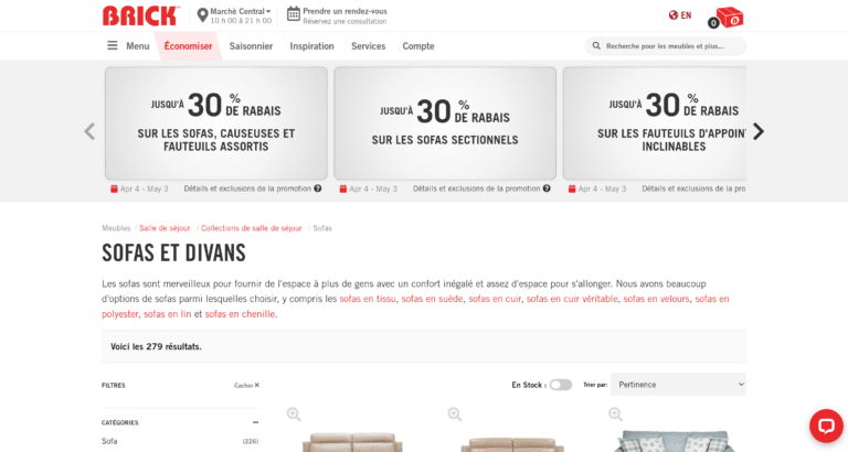 Brick - capture du site www.brickenligne.com
