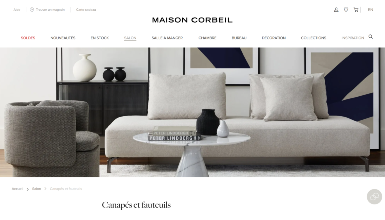 Maison Corbeil capture du site - maisoncorbeil.png.com