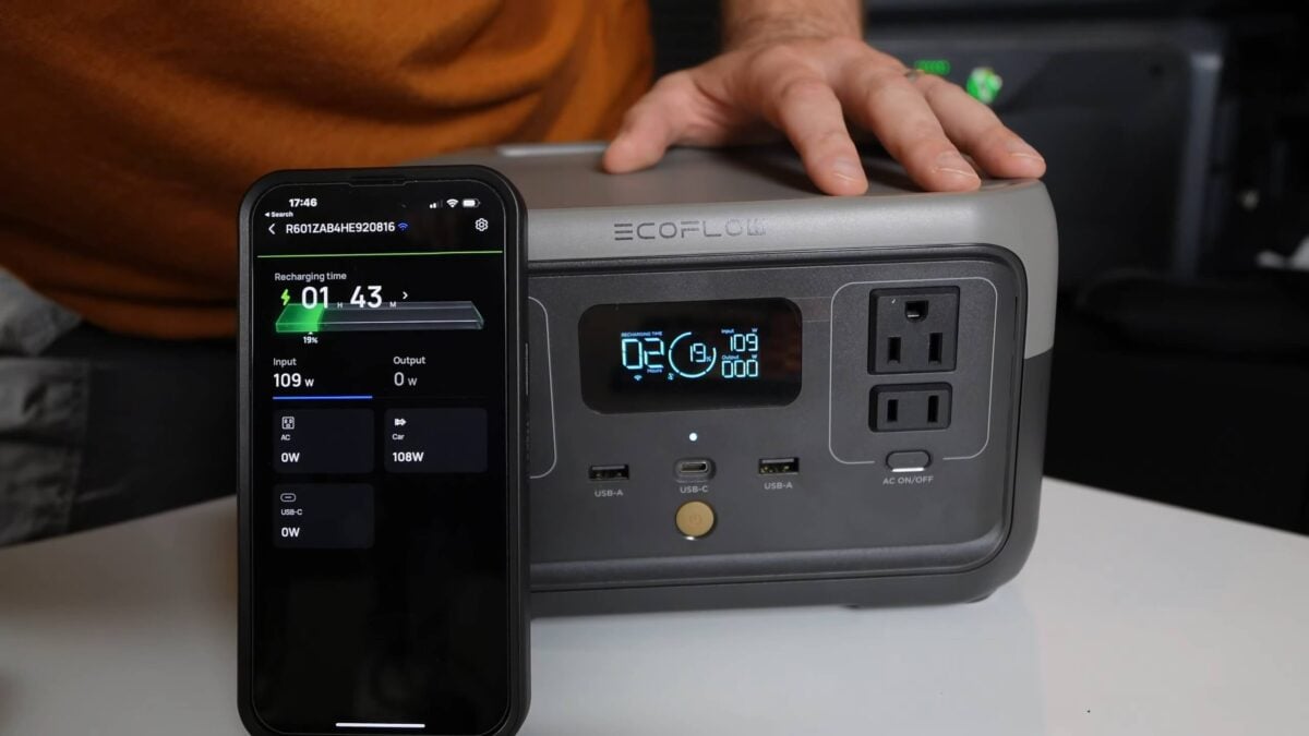 EcoFlow River 2 - recharge
