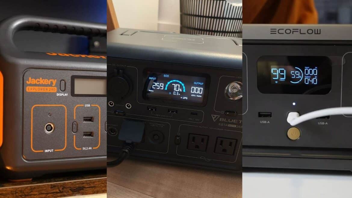 comparaison jackery vs bluetti vs ecoflow