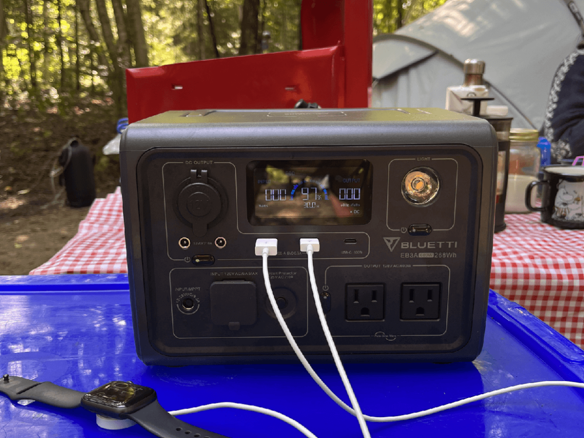 station alimentation bluetti EBE3A
