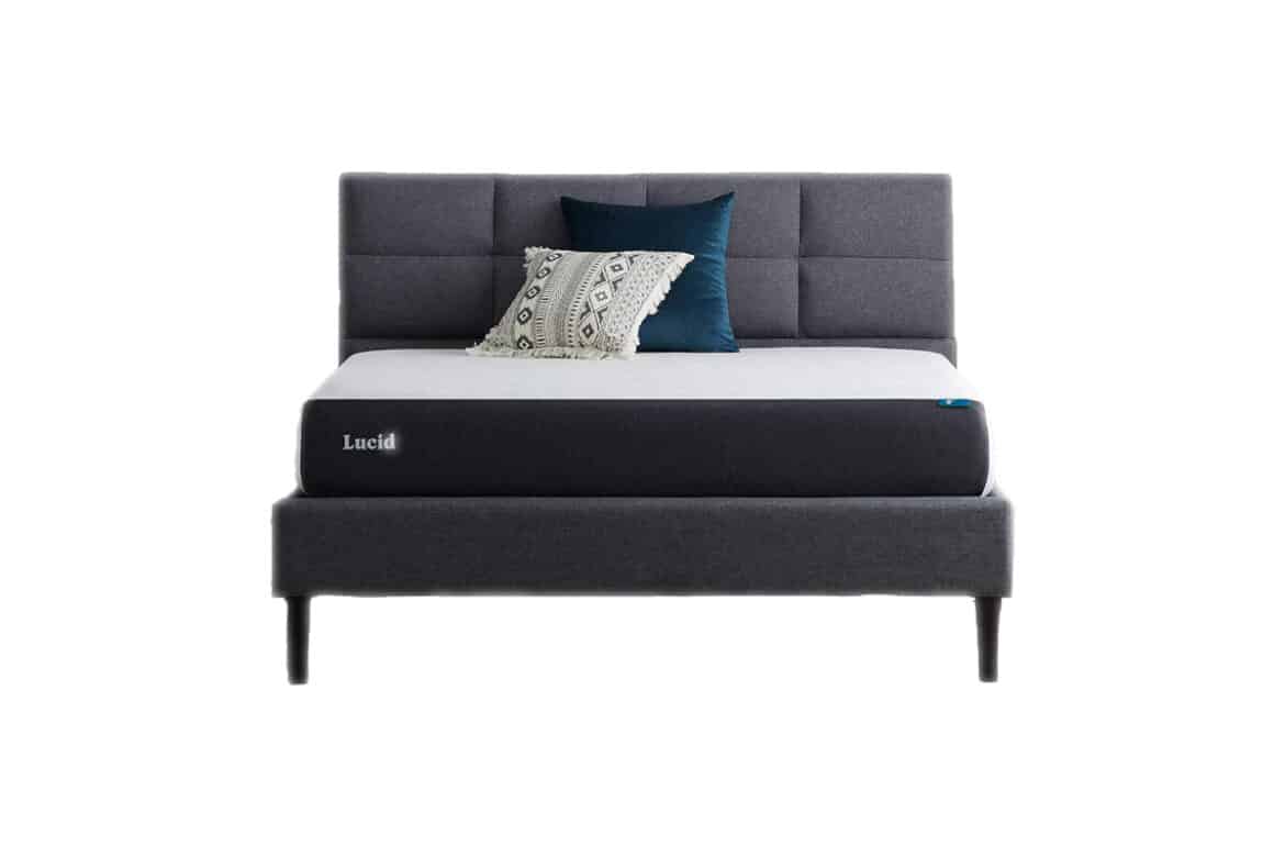 Lucid 8 Inch Plush Gel Memory Foam Mattress