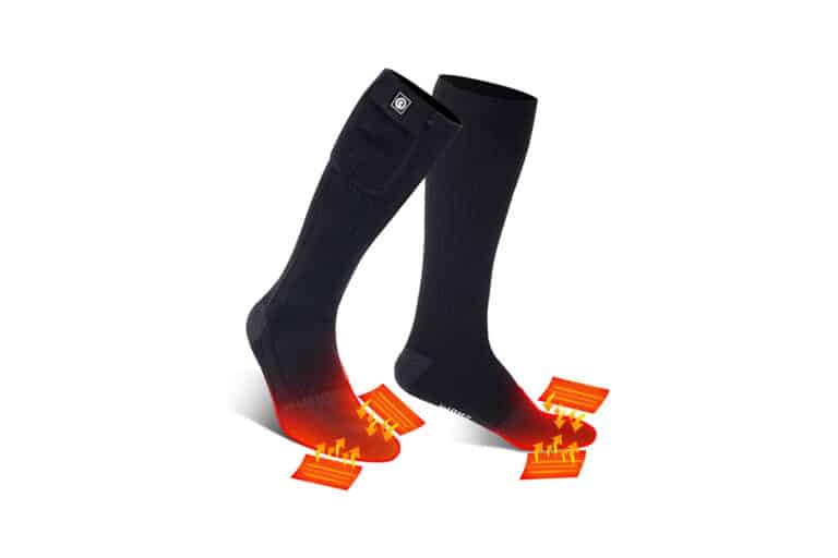 Snow Deer Unisex Heated Socks