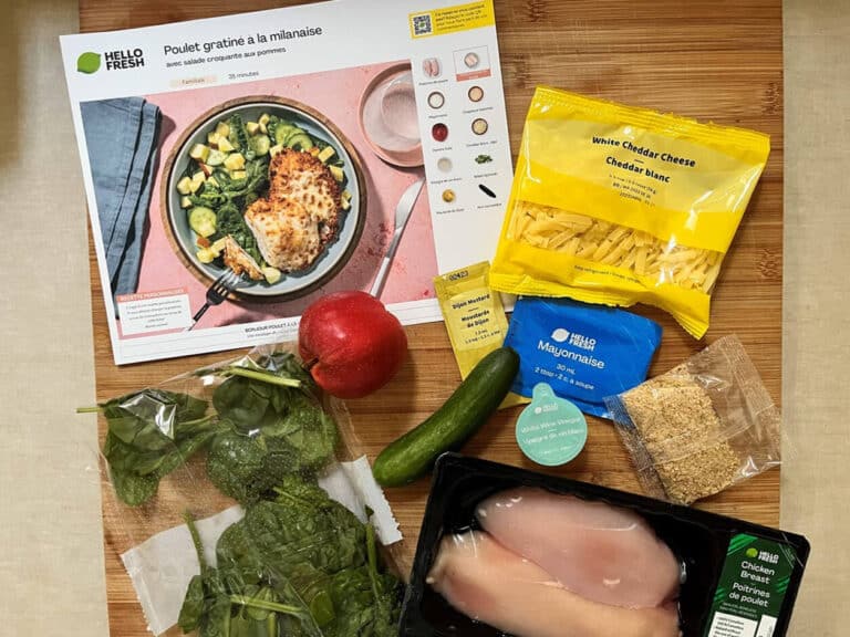 HelloFresh - test achetezlenmeilleur - recette poulet