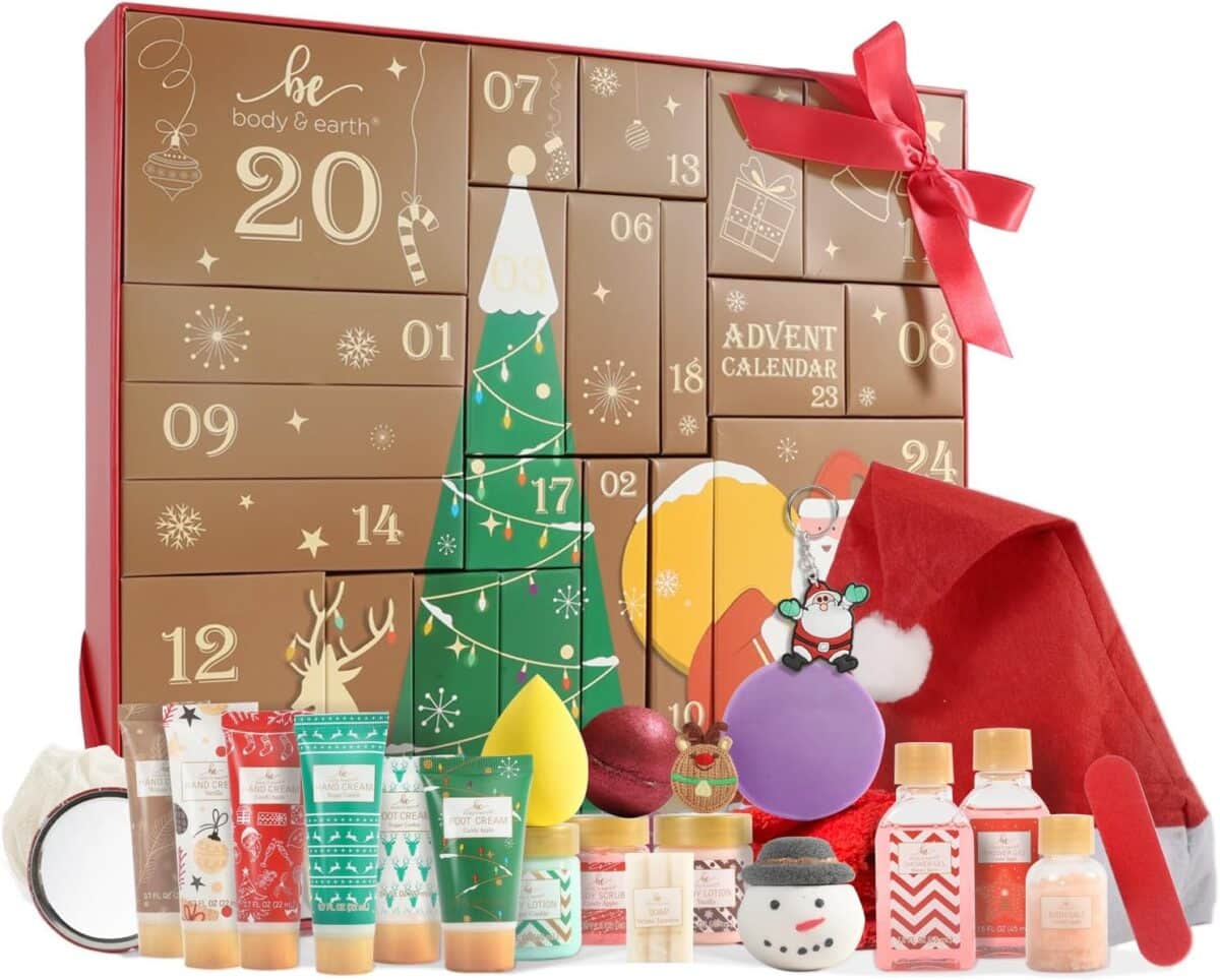 calendrier avent body earth