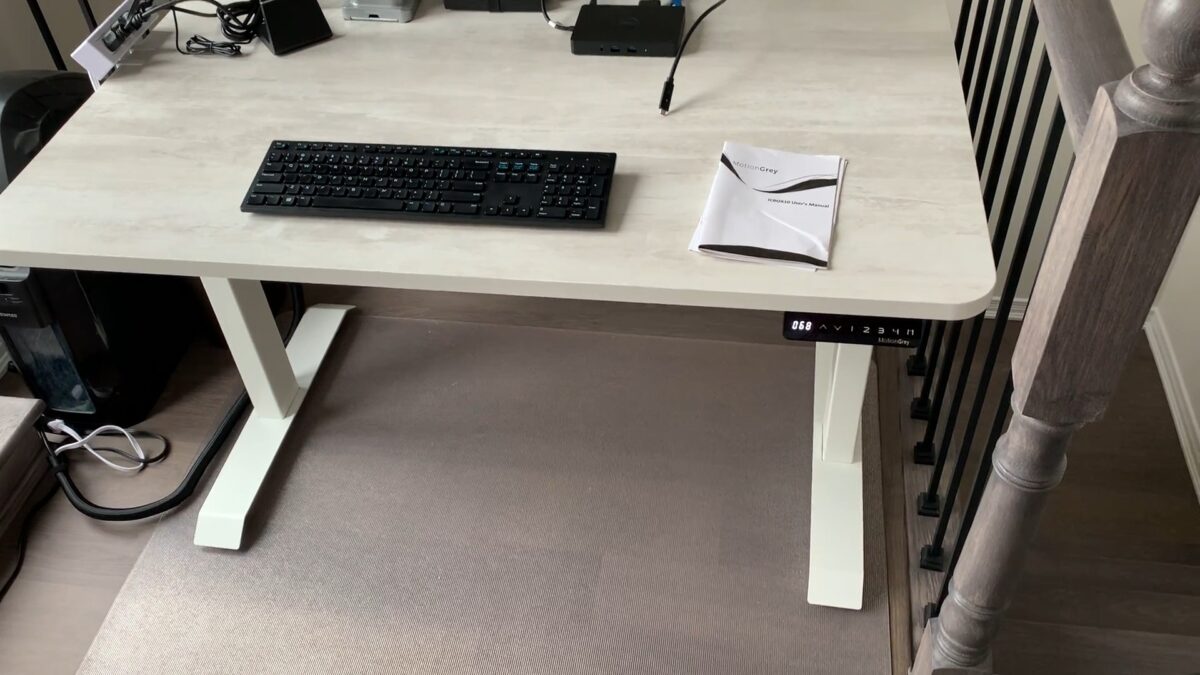 MotionGrey bureau électrique