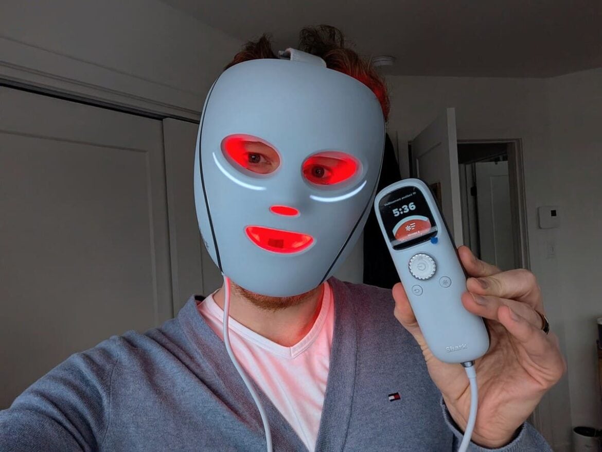 masque shark cryoglow - test achetezlemeilleur