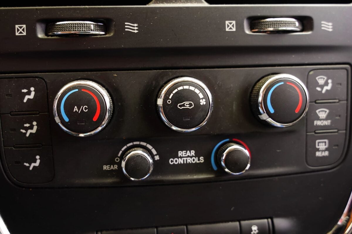 recirculation de l'air climatisation voiture