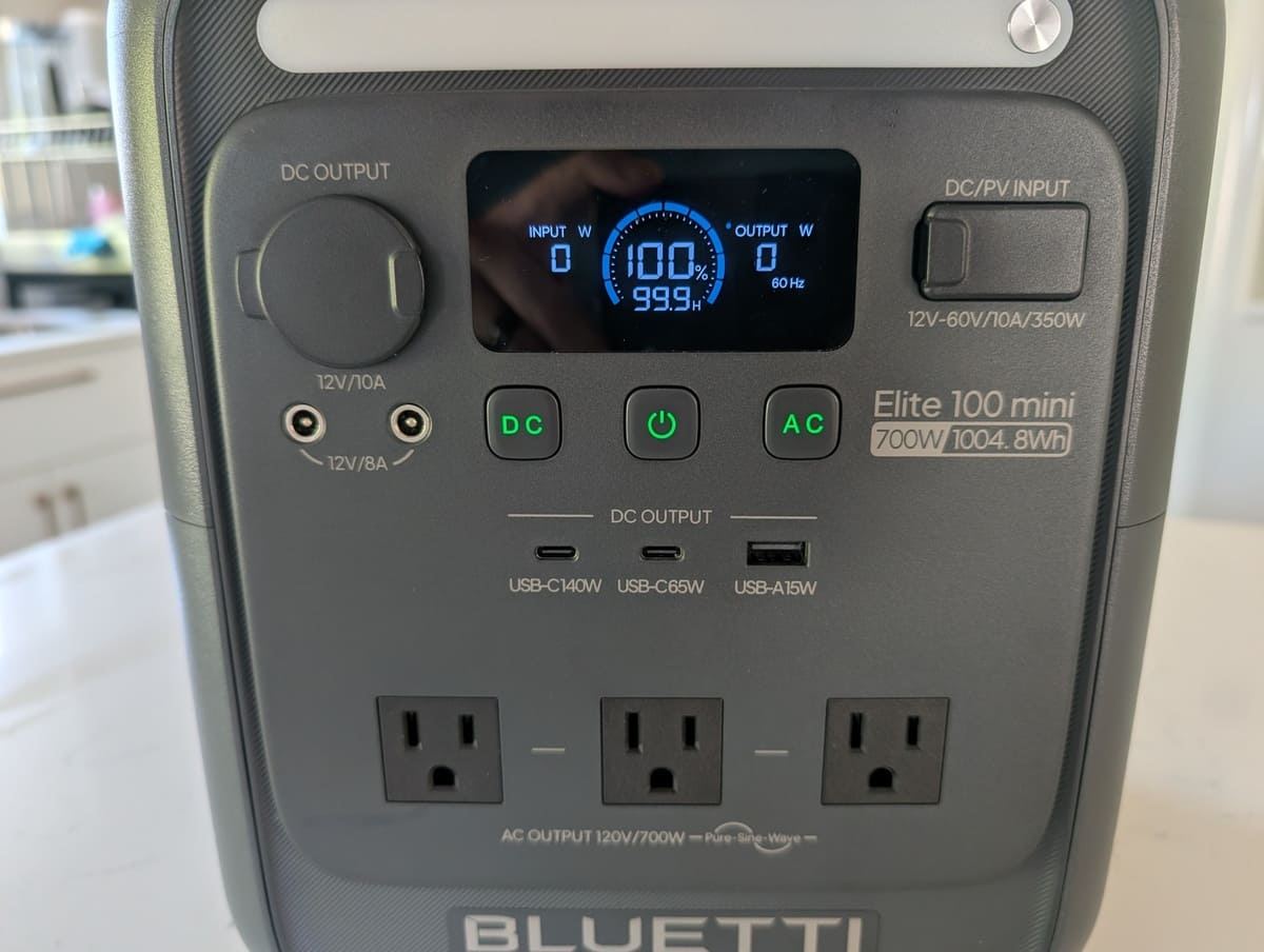 Bluetti Elite 100 mini - test achetezlemeilleur (3)